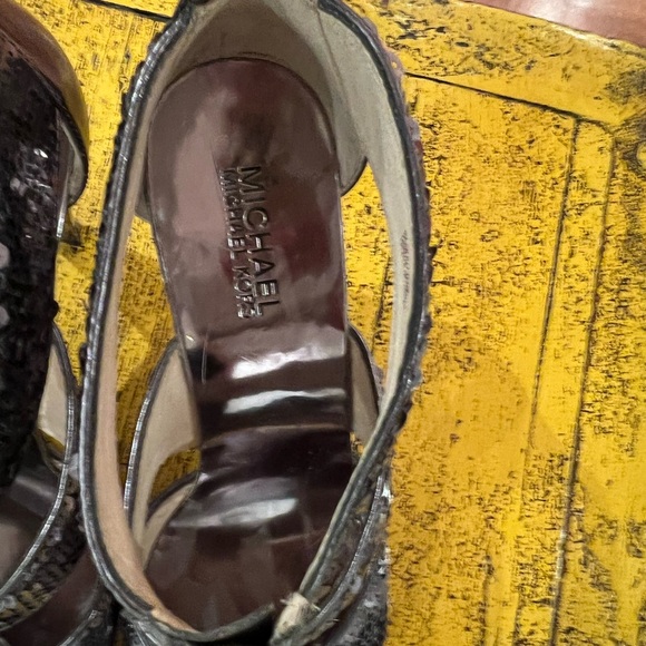 MICHAEL KORS Silver glitter sandal - Picture 5 of 5